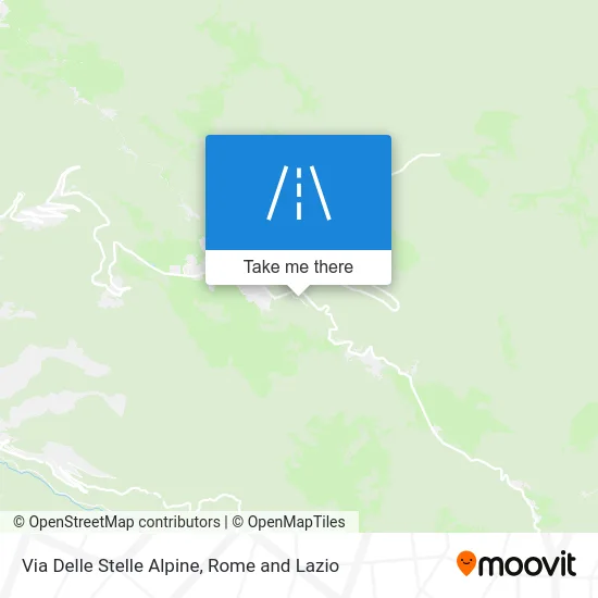 Stelle Alpine Street map