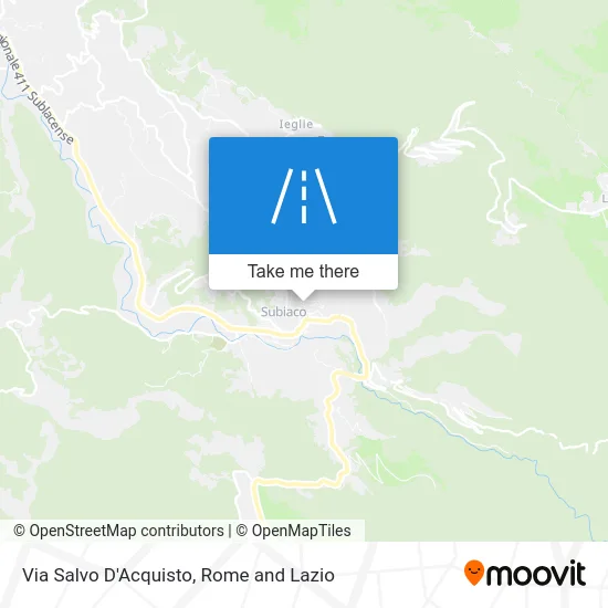 Via Salvo D'Acquisto map