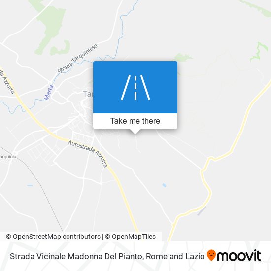 Strada Vicinale Madonna Del Pianto map