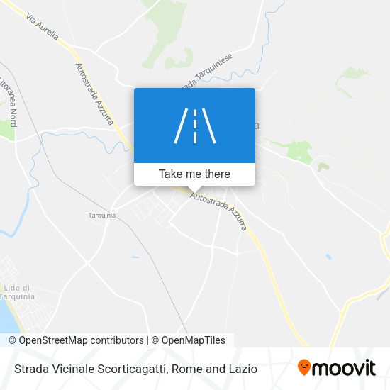 Strada Vicinale Scorticagatti map