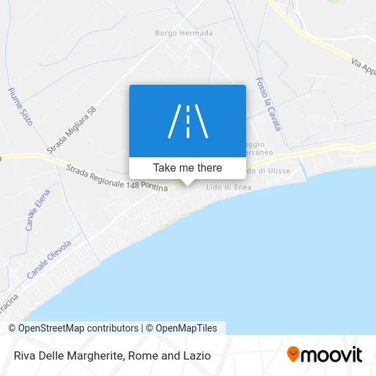 Riva Delle Margherite map