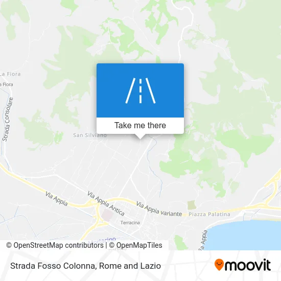 Strada Fosso Colonna map