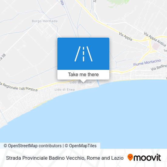 Strada Provinciale Badino Vecchio map
