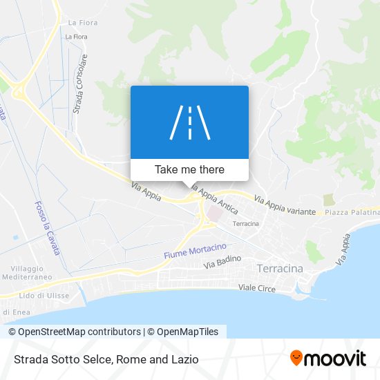 Strada Sotto Selce map