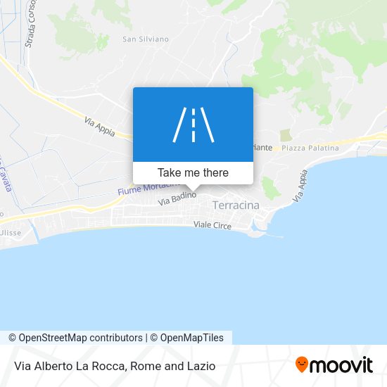 Via Alberto La Rocca map