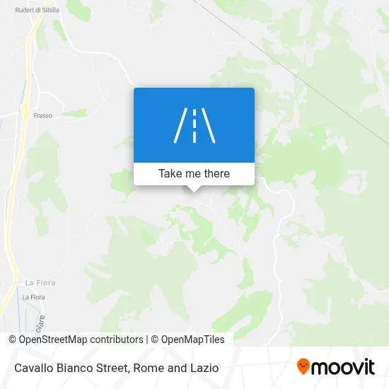 Cavallo Bianco Street map