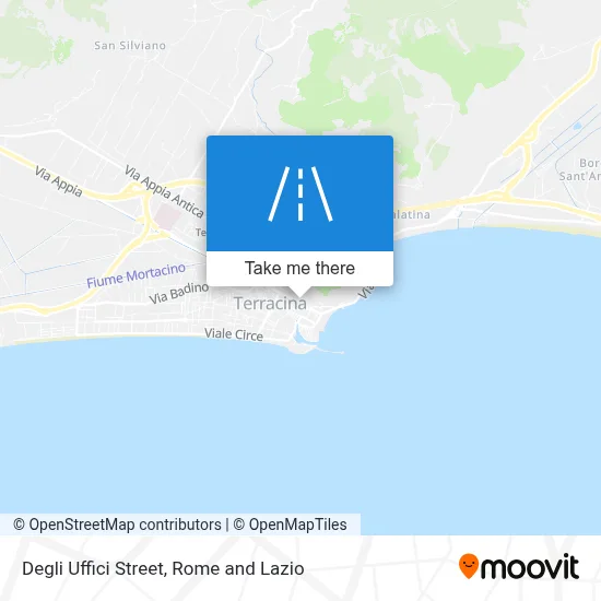 Degli Uffici Street map