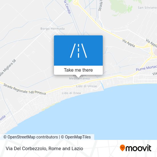 Via Del Corbezzolo map