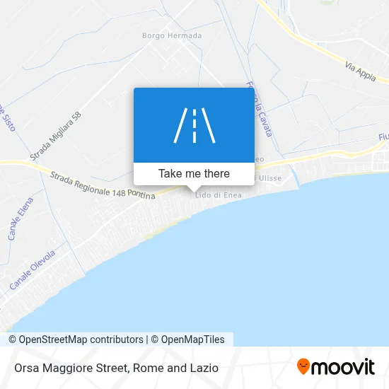 Orsa Maggiore Street map