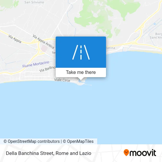 Della Banchina Street map