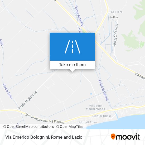 Via Emerico Bolognini map