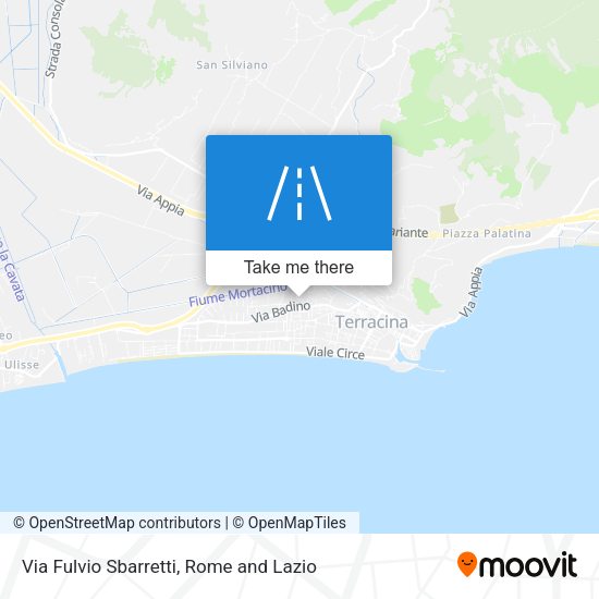 Via Fulvio Sbarretti map