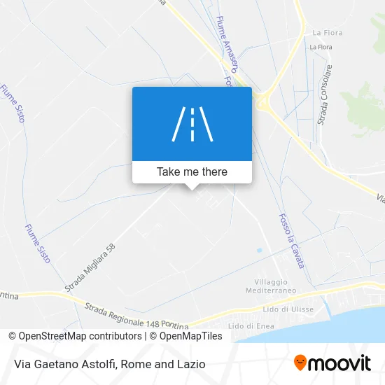 Gaetano Astolfi Street map