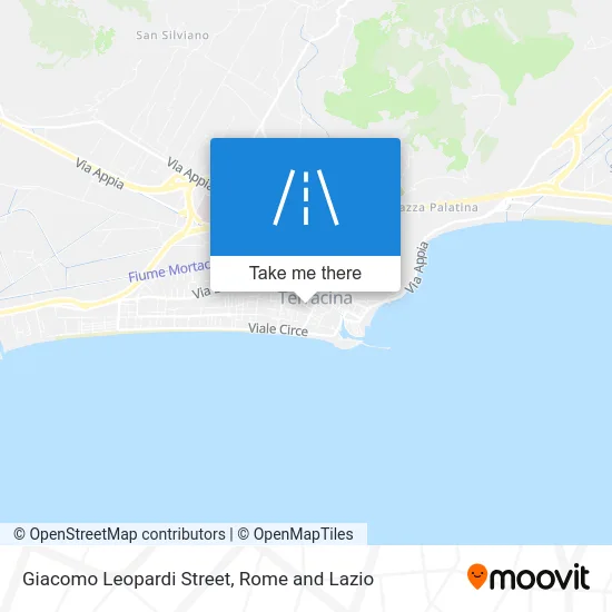 Giacomo Leopardi Street map