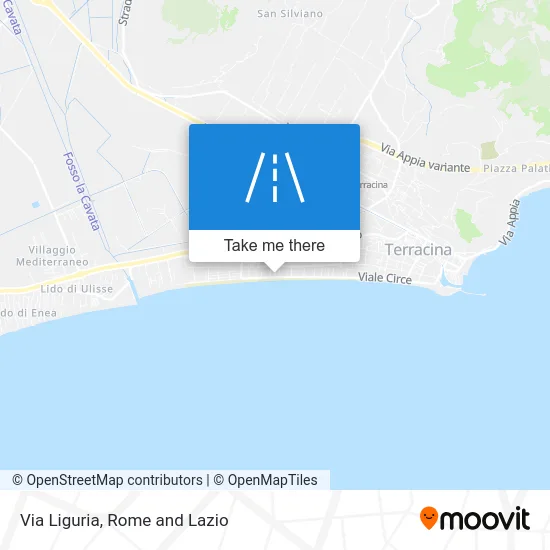 Liguria Street map