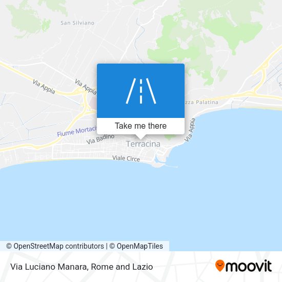 Via Luciano Manara map