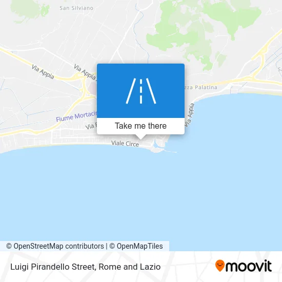 Luigi Pirandello Street map