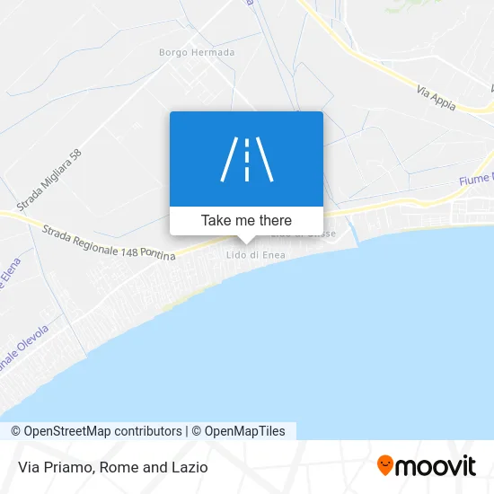Priamo Street map