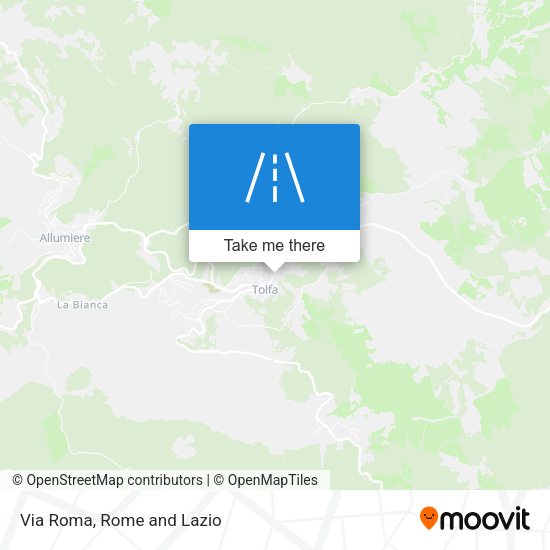 Via Roma map