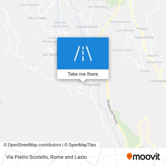 Via Pietro Scotello map