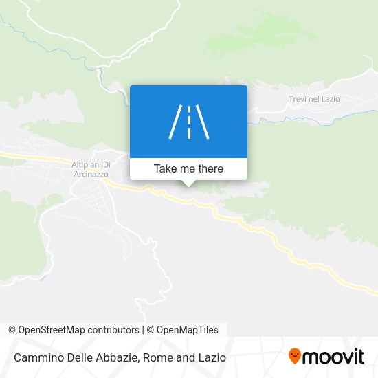 Cammino Delle Abbazie map