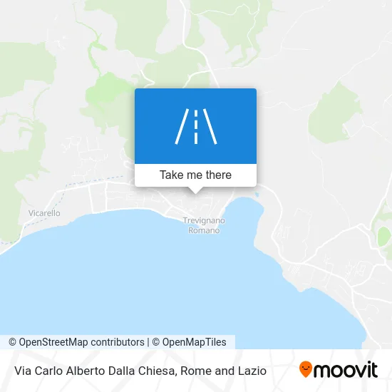 Carlo Alberto Dalla Chiesa Street map