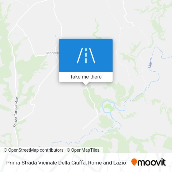 Prima Strada Vicinale Della Ciuffa map
