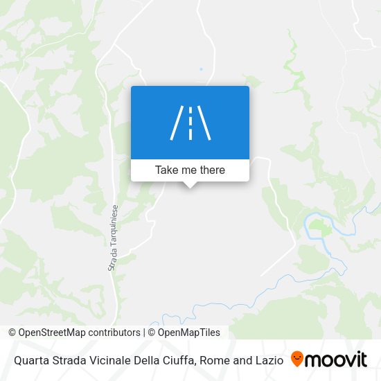 Quarta Strada Vicinale Della Ciuffa map
