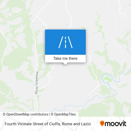 Fourth Vicinale Street of Ciuffa map