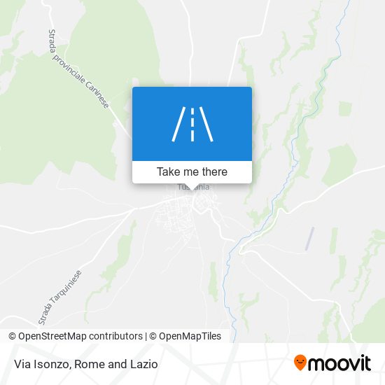 Via Isonzo map