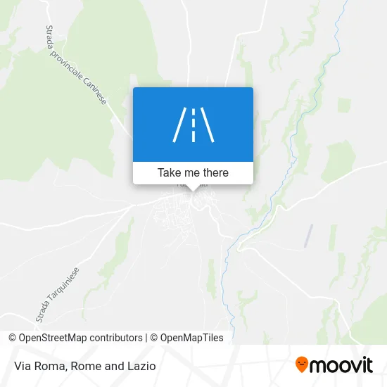 Via Roma map