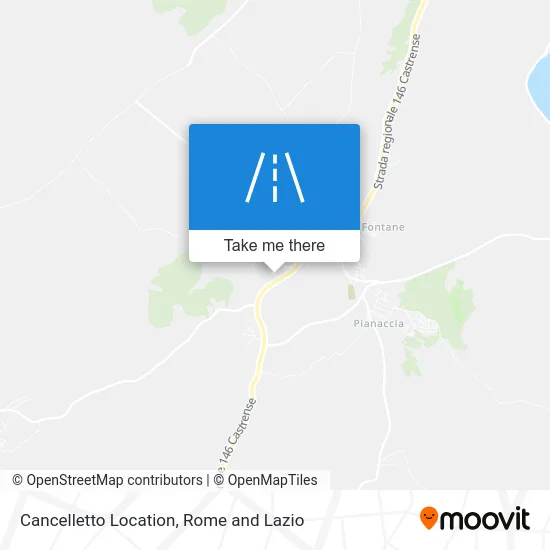 Cancelletto Location map