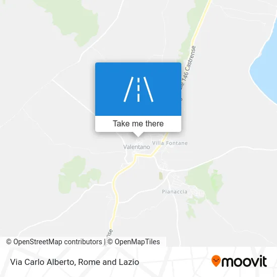 Carlo Alberto Street map