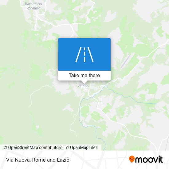 Via Nuova map