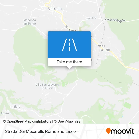 Strada Dei Mecarelli map