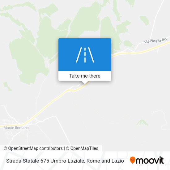 Strada Statale 675 Umbro-Laziale map