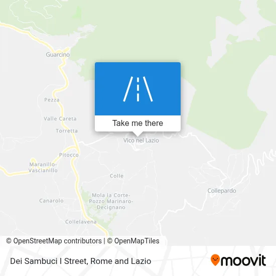 Dei Sambuci I Street map