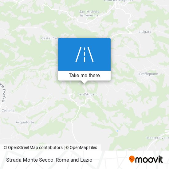 Strada Monte Secco map