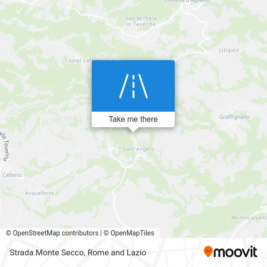 Monte Secco Road map