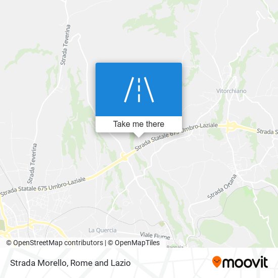 Strada Morello map