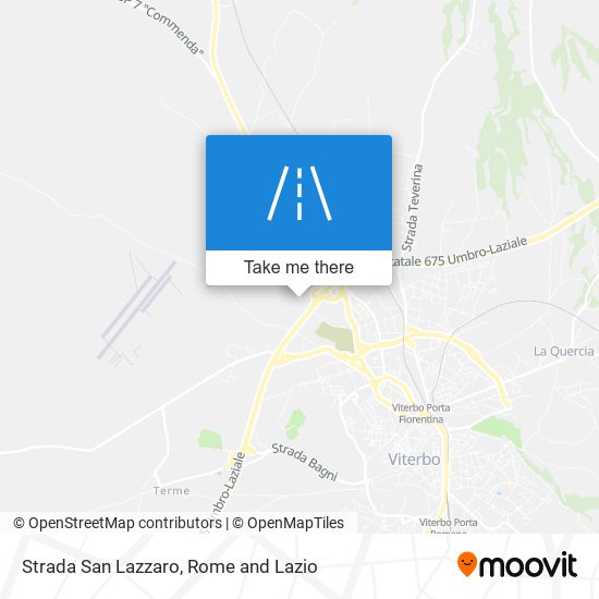 Strada San Lazzaro map