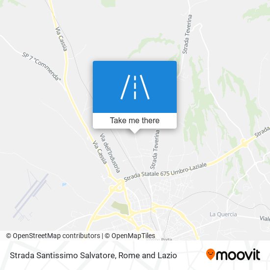 Strada Santissimo Salvatore map