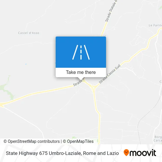State Highway 675 Umbro-Laziale map