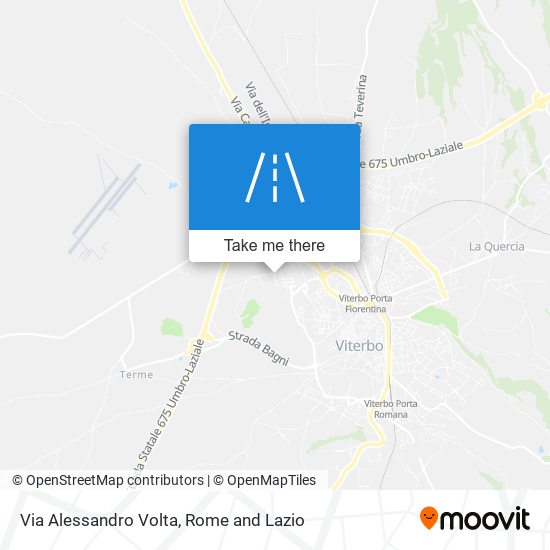 Via Alessandro Volta map