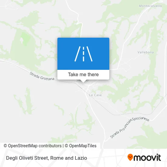 Degli Oliveti Street map