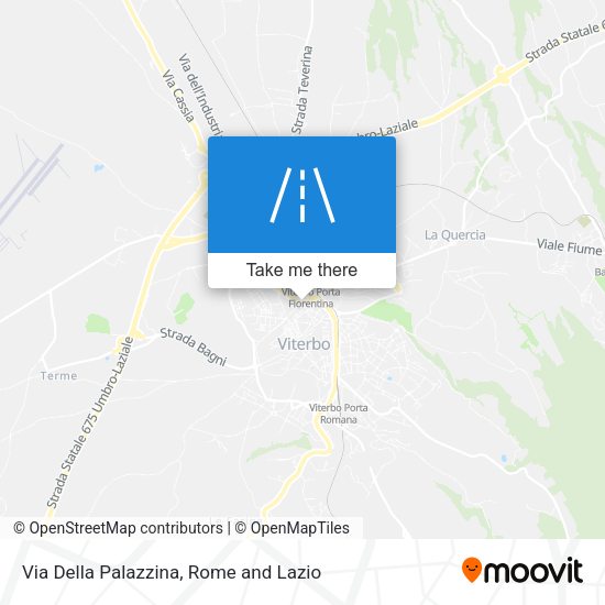 Via Della Palazzina map