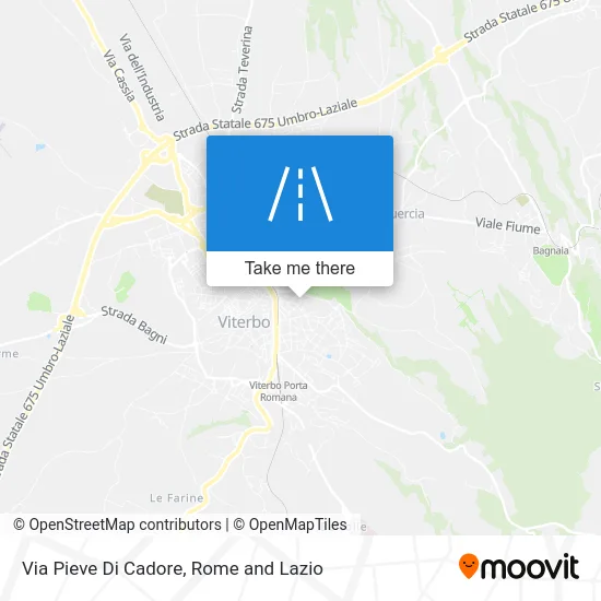 Pieve di Cadore Street map
