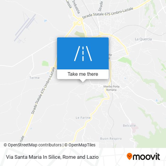 Via Santa Maria In Silice map