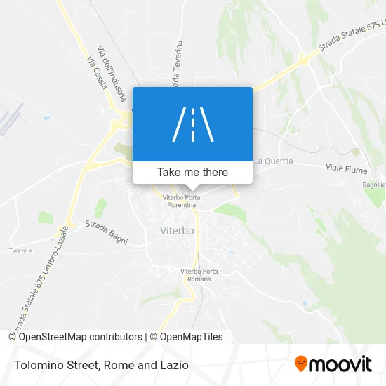 Tolomino Street map