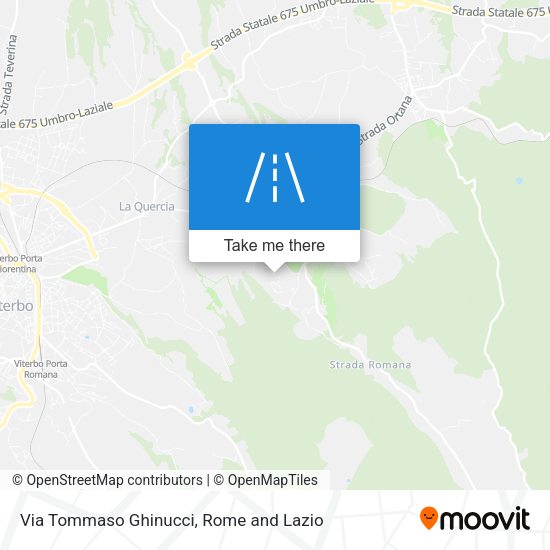 Via Tommaso Ghinucci map